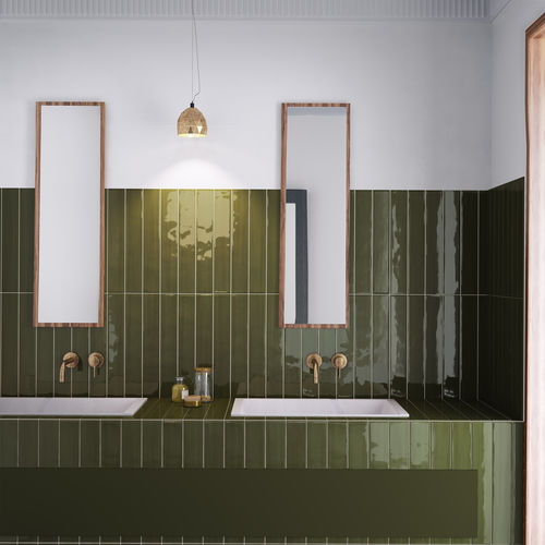 Porzellanfliesen - PITTURE - STUDIO ONE - Hochglanz / für den Innenraum / für Badezimmer