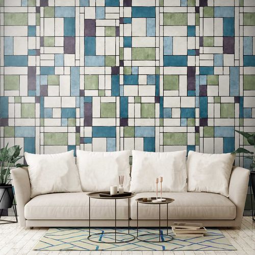 Keramikfliesen - PITTURA DI MONDRIAN - STUDIO ONE - poliert / für den Innenraum / für Wohnzimmer