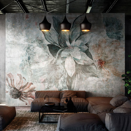 Moderne Tapete - AVALON - Tecnografica Italian Wallcoverings - Zellulosefaser / Blumen / Naturmotiv