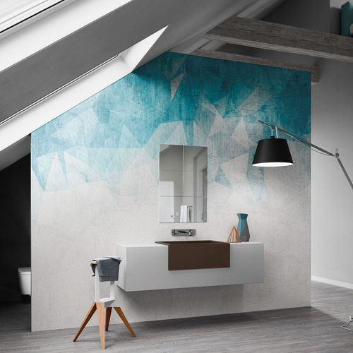 Moderne Tapete - NET - Tecnografica Italian Wallcoverings - Zellulosefaser / Glasfaser / geometrisches Muster