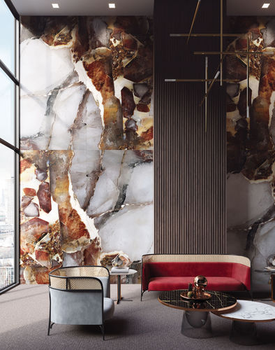 Verkleidungs-Dekorplatte - PAPEETE - Tecnografica Italian Wallcoverings - wandmontiert / für Innenausbau / für Decke