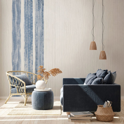 Moderne Tapete - KIMONO - Tecnografica Italian Wallcoverings - Zellulosefaser / Vlies / Glasfaser