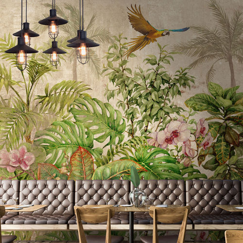 Moderne Tapete - CANARY - Tecnografica Italian Wallcoverings - Zellulosefaser / Vlies / Glasfaser