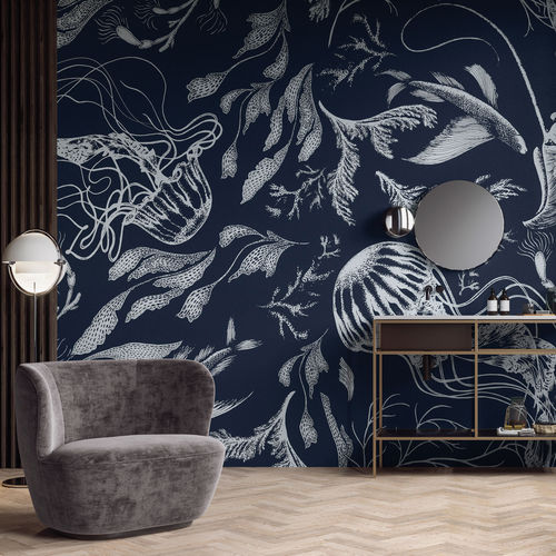 Moderne Tapete - SEALIFE - Tecnografica Italian Wallcoverings - Zellulosefaser / Vlies / Glasfaser