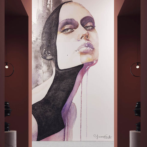 Moderne Tapete - ELENOIRE - Tecnografica Italian Wallcoverings - Zellulosefaser / Vlies / Glasfaser