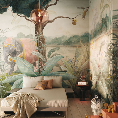 Moderne Tapete - KIPLING - Tecnografica Italian Wallcoverings - Zellulosefaser / Vlies / Glasfaser