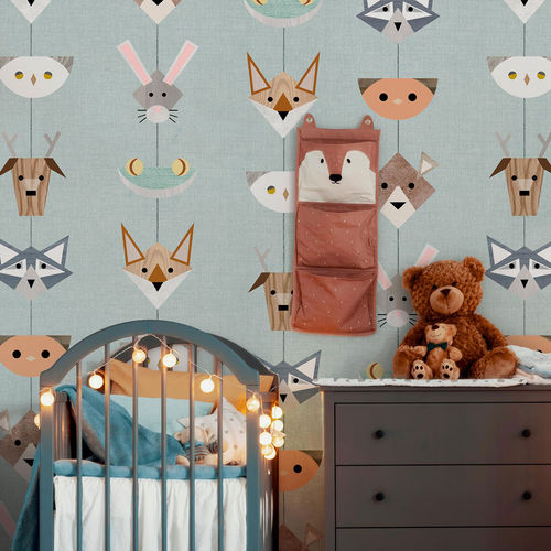 Moderne Tapete - TOTEM - Tecnografica Italian Wallcoverings - Zellulosefaser / Vlies / Glasfaser