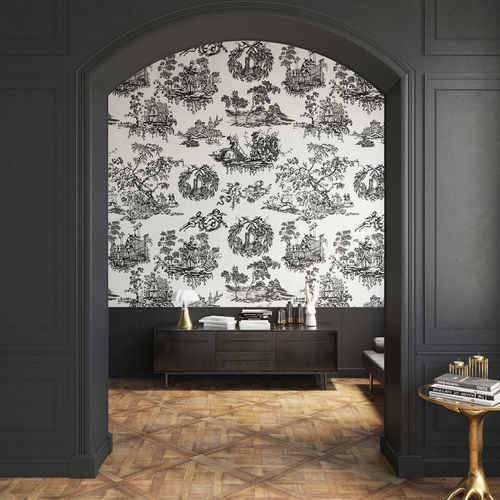 Klassische Tapete - INDIENNERIE - Tecnografica Italian Wallcoverings - Zellulosefaser / Vlies / Glasfaser