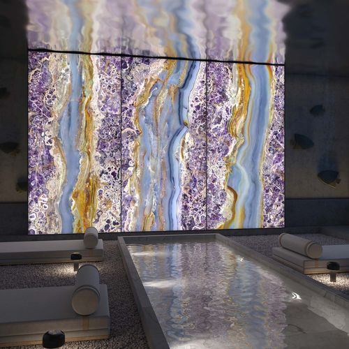 Dekorplatte für Decke - INDIGO - Tecnografica Italian Wallcoverings - für Innenausbau / wandmontiert / Verkleidung
