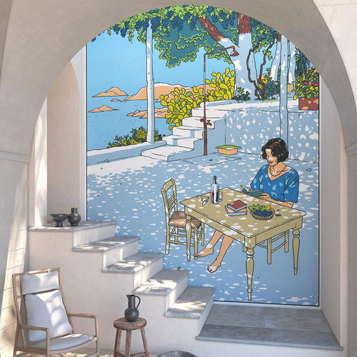 Moderne Tapete - HELLADE - Tecnografica Italian Wallcoverings - Zellulosefaser / Vlies / Glasfaser