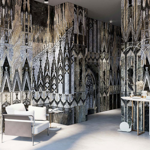Moderne Tapete - MILANO DUOMO - Tecnografica Italian Wallcoverings - Glas / Panorama / geometrisches Muster