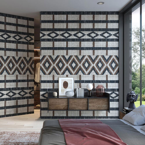 Ethno-Tapete - TIEBELÉ - Tecnografica Italian Wallcoverings - Zellulosefaser / Vlies / Glasfaser