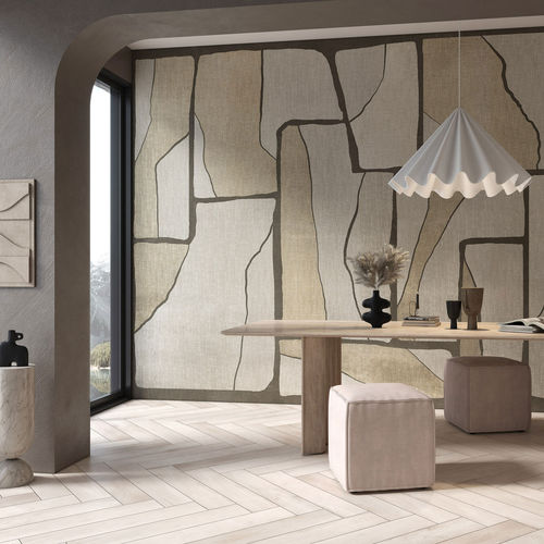 Ethno-Tapete - YAKOUBA - Tecnografica Italian Wallcoverings - Zellulosefaser / Vlies / Glasfaser