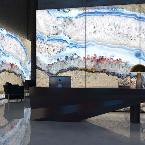 Verkleidungs-Dekorplatte - GIANT AGATE - Tecnografica Italian Wallcoverings - wandmontiert / für Innenausbau / für Beleuchtung