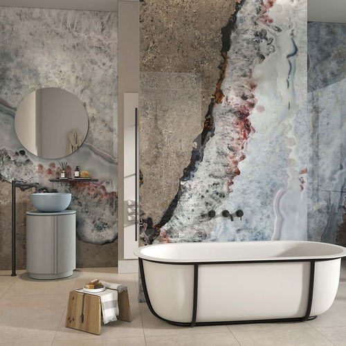 Dekorplatte für Decke - AGATA MIX - Tecnografica Italian Wallcoverings - für Innenausbau / wandmontiert / für Beleuchtung