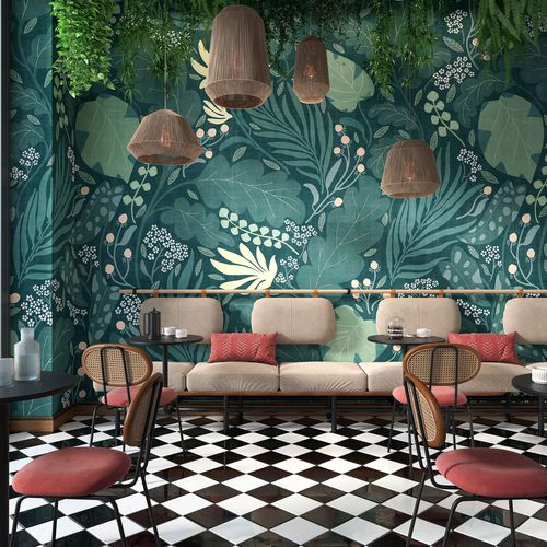 Moderne Tapete - PALOMA - Tecnografica Italian Wallcoverings - Zellulosefaser / Vlies / Glasfaser