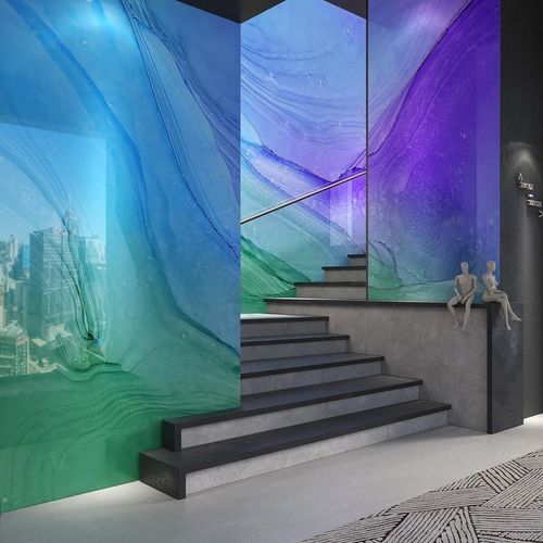 Verkleidungs-Dekorplatte - TOMORROWLAND - Tecnografica Italian Wallcoverings - Wand / für Innenausbau / für Beleuchtung
