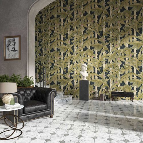 Klassische Tapete - ACANTHOS - Tecnografica Italian Wallcoverings - Zellulosefaser / Vlies / Glasfaser