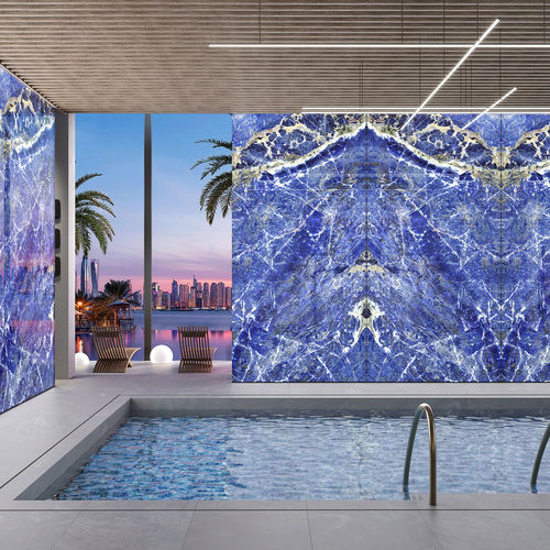Dekorplatte für Beleuchtung - BLUE LAPIS - Tecnografica Italian Wallcoverings - Verkleidung / wandmontiert / für Innenausbau