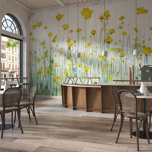 Moderne Tapete - CAMPO DEI FIORI - Tecnografica Italian Wallcoverings - Zellulosefaser / Vlies / Glasfaser