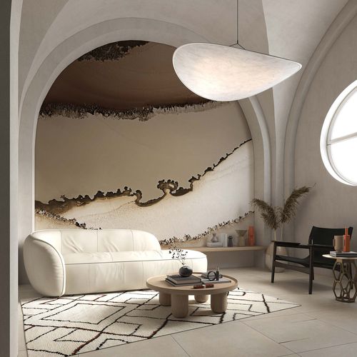 Moderne Tapete - CREAMFIELDS - Tecnografica Italian Wallcoverings - Zellulosefaser / Vlies / Glasfaser
