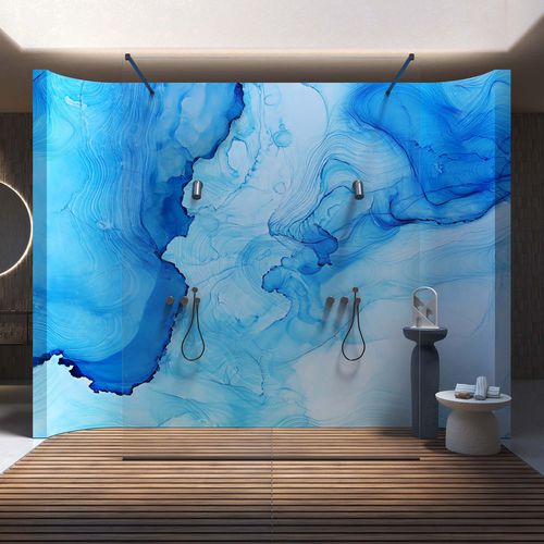 Moderne Tapete - BLUEDOT - Tecnografica Italian Wallcoverings - Zellulosefaser / Vlies / Glas