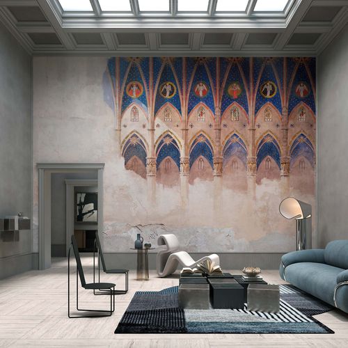 Moderne Tapete - NAVATA CELESTE - Tecnografica Italian Wallcoverings - Zellulosefaser / Vlies / Glasfaser