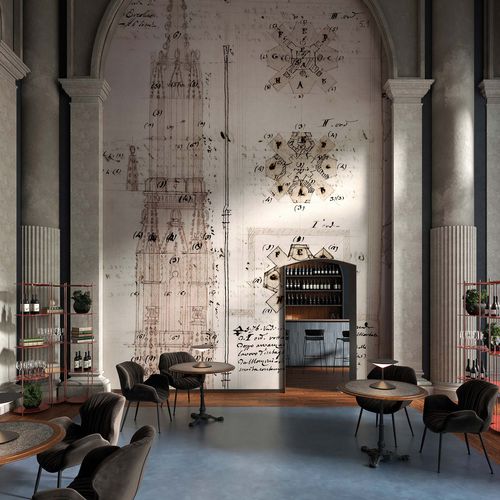 Moderne Tapete - GUGLIE - Tecnografica Italian Wallcoverings - Zellulosefaser / Vlies / Glasfaser