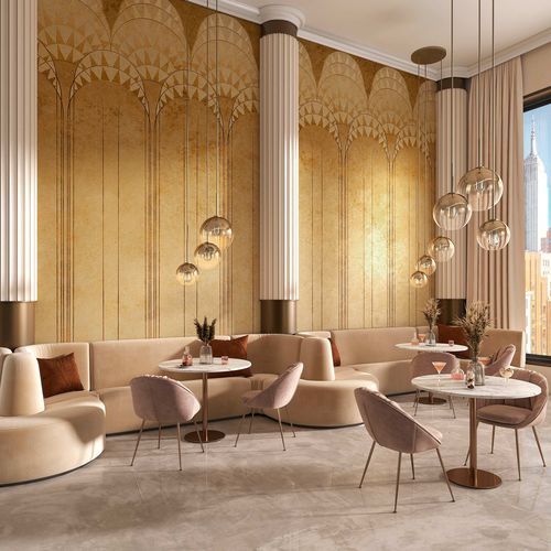 Moderne Tapete - LEXINGTON - Tecnografica Italian Wallcoverings - Zellulosefaser / Vlies / Glasfaser