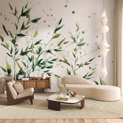 Moderne Tapete - BAMBOOM - Tecnografica Italian Wallcoverings - Zellulosefaser / Vlies / Glasfaser