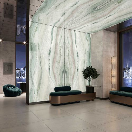Dekorplatte für Decke - ONICE JADE - Tecnografica Italian Wallcoverings - für Innenausbau / wandmontiert / Verkleidung