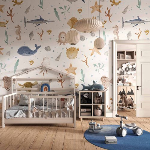 Moderne Tapete - BUBBLES - Tecnografica Italian Wallcoverings - Zellulosefaser / Vlies / Glasfaser