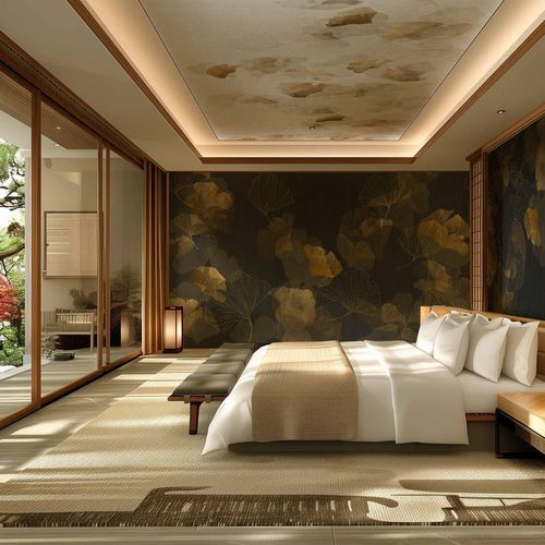 Moderne Tapete - GINKO - Tecnografica Italian Wallcoverings - Zellulosefaser / Vlies / Glasfaser