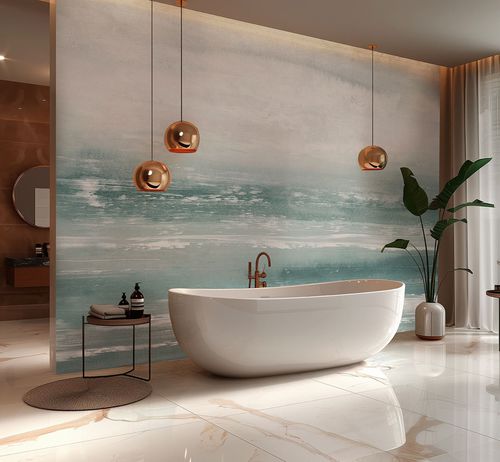 Moderne Tapete - MALINDI DREAM - Tecnografica Italian Wallcoverings - Zellulosefaser / Vlies / Glasfaser