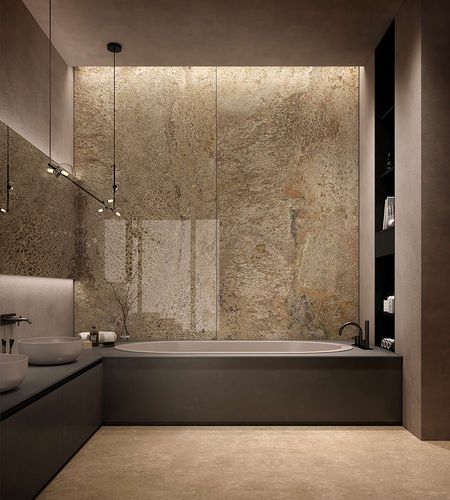 Dekorplatte für Decke - ARIZONA BONES - Tecnografica Italian Wallcoverings - für Innenausbau / wandmontiert / Verkleidung