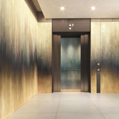 Dekorplatte für Innenausbau - LAMIERA FIAMMATA - Tecnografica Italian Wallcoverings - wandmontiert / Verkleidung / leicht