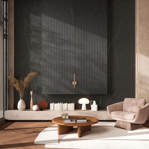 Dekorplatte für Innenausbau - COFFE BROWN - Tecnografica Italian Wallcoverings - wandmontiert / Verkleidung / leicht