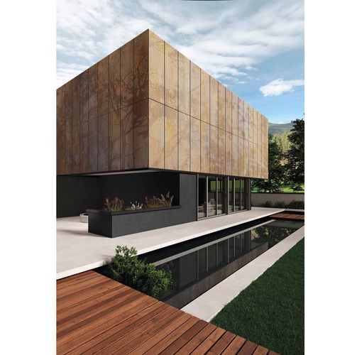 Paneel für hinterlüftete Fassade - TRACCE VIVENTI - Tecnografica Italian Wallcoverings - Verkleidung / leicht / wetterbeständig