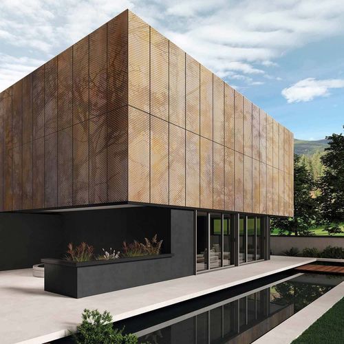 Verkleidungspaneel - ULTRALIGHT : TRACCE VIVENTI - Tecnografica Italian Wallcoverings - für hinterlüftete Fassade / leicht / wetterbeständig