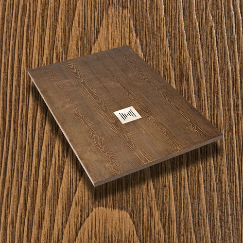 Rechteckige Duschwanne - DAKOTA - THERMO DESIGN - zum Aufstellen / extraflach / Holz