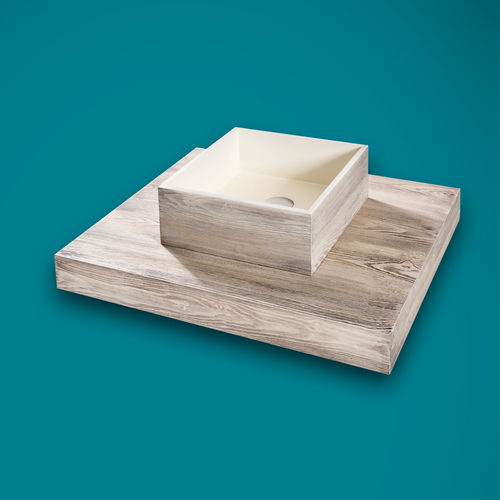 Naturstein-Waschtischplatte - CONSOLLE CON DA APPOGIO - THERMO DESIGN