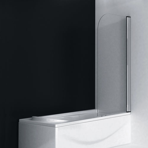 Einflügeliger Badewannen-Duschwand - ZAF-PV-68 - THERMO DESIGN - rahmenlos