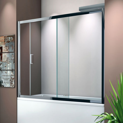 Badewannen-Duschwand / Schiebe - RUB-PSV - THERMO DESIGN - eingerahmt