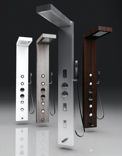 Thermostatische Duschsäule - PD201-PD151-PD149 - THERMO DESIGN - wandmontiert / modern / mit Handbrause