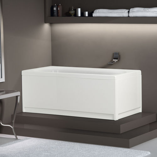 Freistehende Badewanne - LAMPEDUSA - THERMO DESIGN - Acryl / Massage / weiß