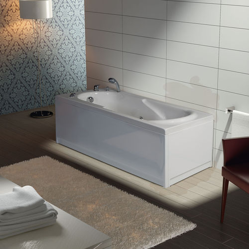Freistehende Badewanne - DOMINICA - THERMO DESIGN - Acryl / Massage / weiß