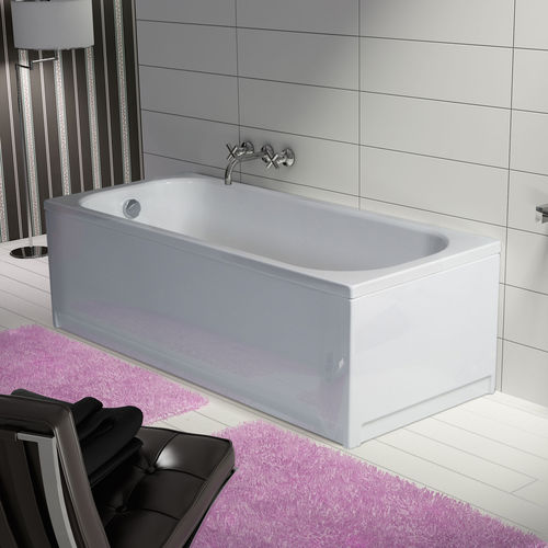 Freistehende Badewanne - ALASKA - THERMO DESIGN - Acryl / Massage / weiß