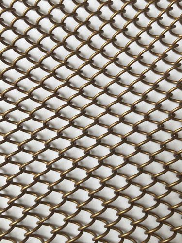 Aluminium-Metallgewebe - 2 - Shijiazhuang YingRui Metal Products Co., Ltd - für Vorhangfassade / für Innenausbau / für Fassadenverkleidung