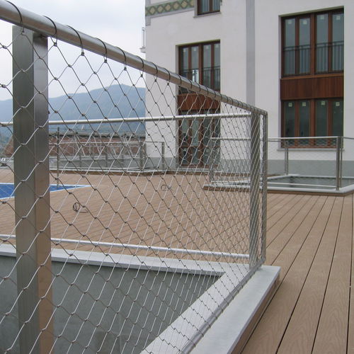 Metall-Geflecht / Edelstahl - YR-5001 - Shijiazhuang YingRui Metal Products Co., Ltd - für Fassaden / für Geländer / mit Rautenmaschen