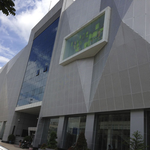 Perforiertes Metallblech - 1 - Shijiazhuang YingRui Metal Products Co., Ltd - Edelstahl / Aluminium / für Fassadenverkleidung